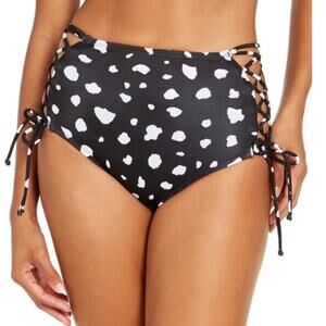 Sundazed COW Spot Stella High Waist Swim Bottom
